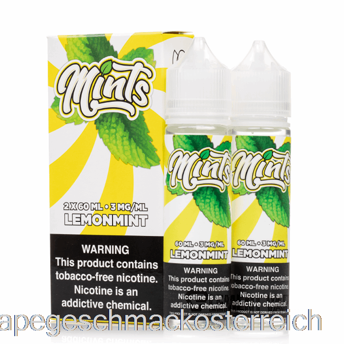 Zitronenminze - Mints Vape Co - 120 Ml 3 Mg Vape-Geschmack